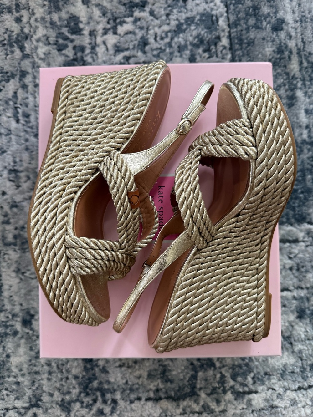Kate Spade New York Tahiti Rope Wedge Sandals